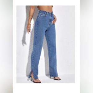 Shein high waisted jeans size Large 8/10